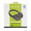 Muvit For Change - muvit for change cascos estéreo ANC Plegables con cancelación de ruido activa, adaptadores y funda d