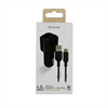 Muvit For Change - muvit for change pack cargador coche USB 2 puertos 2.4A + cable 1.2m tipo C negro