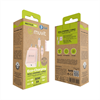 Muvit For Change - muvit for change pack cargador de pared Glass Tipo C PD 30W + cable tipo C a tipo C 3A 1m rosa