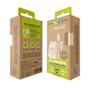 Muvit For Change - muvit for change pack cargador de pared Glass Tipo C PD 30W + cable tipo C a tipo C 3A 1m rosa