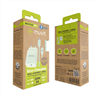 Muvit For Change - muvit for change pack cargador de pared Glass Tipo C PD 30W + cable tipo C a tipo C 3A 1m verde