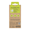 Muvit For Change - muvit for change pack cargador de pared Tipo C PD 25W + cable tipo C a tipo C 3A 1m blanco