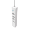 Muvit Io muvit iO Regleta Wifi con 4 tomas de corriente, 2 puertos USSB QC3.0 (18W) 1 puerto Tipo C PD (20W) 