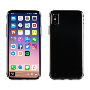 Muvit - Carcasa Crystal Negra Electroplating &quote;Edición especial&quote; Apple iPhone 8 muvit