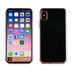 Muvit - Carcasa Crystal Rose Gold Electroplating &quote;Edición especial&quote; Apple iPhone 8 muvit