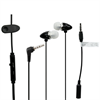 Muvit - Auriculares Estéreo Negro 3,5mm Universal (Con Micrófono y Adaptador 3,5mm) Muvit