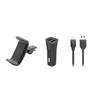 Muvit Pack Coche Type C: Soporte universal (salida aire) + Cable USB-Type C + Cargador Coche USB 2A muvit