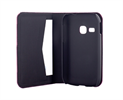 Muvit - Funda Slim Folio Función Soporte Rosa/Negra Samsung Galaxy Young S6310  Muvit