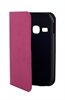 Muvit - Funda Slim Folio Función Soporte Rosa/Negra Samsung Galaxy Young S6310  Muvit