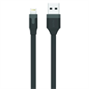 Muvit Cable USB Negro Lightning MFI 2.4A 1m muvit
