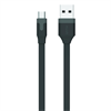Muvit Cable USB Reversible Negro Micro USB Reversible 2.4A 1m muvit