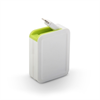 Muvit - Cable USB Retráctil Lightning MFI 2.4A 0.8m blanco/verde muvit