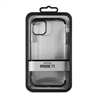 Muvit - muvit carcasa Cristal Soft Edition Apple iPhone 5,8&quote; 2019 transparente borde electroplating negro
