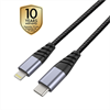 Muvit muvit Tiger cable USB Tipo C 2.0 a Lightning 3A 1,2m gris