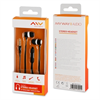 Myway - Auricular Stereo Blanco/Negro 3,5mm universal(con micrófono) Myway
