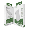 Myway - Myway power bank 10.000 mAh USB 2 puertos 2A + cable tipo C blanca