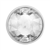 Popsockets - PopSockets soporte adhesivo Disco Crystal Silver