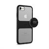 Puro - Carcasa Alta Protección Impact Pro Magnética Transparente y  Negra iPhone 6 6S 7 7s Puro