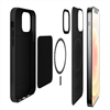 Puro - Puro carcasa piel Skymag Apple iPhone 12/12 Pro Max negra