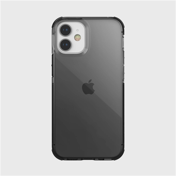 Raptic - Raptic carcasa Clear Apple iPhone 12 Mini negra humo