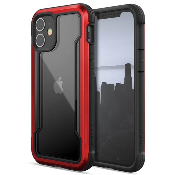 Raptic - Raptic carcasa Shield Apple iPhone 12 mini roja
