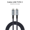 Subblim - Subblim cable High 240W Tipo C USB4,0 1,5m Chip             e-marker