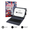 Subblim Keytab Pro USB funda tablet con teclado 10,1" bandera Inglaterra