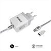 Subblim - Subblim Pack cargador pared 2 puertos Cargador Pared Smart  PD25W+QC3.0+C a cable C/Lightning blanco