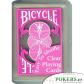 BICYCLE Cartas Bicycle Clear Plastic Rosa