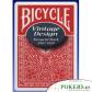 BICYCLE Cartas Bicycle Vintage Tangent Back Rojo