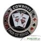-Varios de Poker- Card Guard Cowboys Plateado