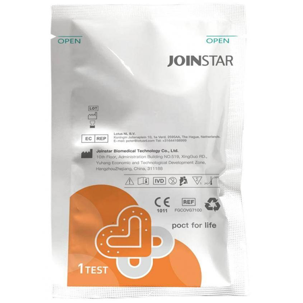 JoinStar Test individual de Antígenos Autodiagnóstico Naso