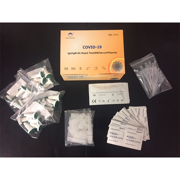 Kewei 25 Tests Reactivos COVID-19 Serológicos (IgG/IgM)