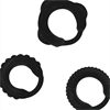 Addicted Toys - Addicted Toys  Set 3 Anillos Pene Negro