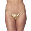 Amorable Micro Tanga Dorado Talla Unica