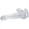 Baile - Baile Dildo Realistico Con Ventosa Y Testiculos 16.7 Cm Transparente