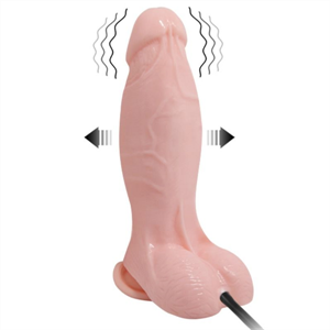 Baile Vibrador Realistico Inflable 18.8 Cm Punta Normal