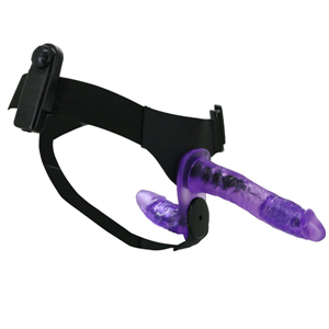 Baile Strap-on Con Dildo Doble Lila