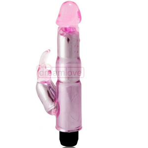 Baile Vibrador C/Estimulador Rosa Regulable