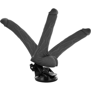 Basecock Based Cock Vibrador Articulable Control Remoto Negro18.5cm