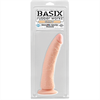 Basix - Basix Pene De Gelatina Slim 19 Cm Natural