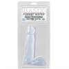 Basix - Rubber Works Dildo de 19 cm. Transparente