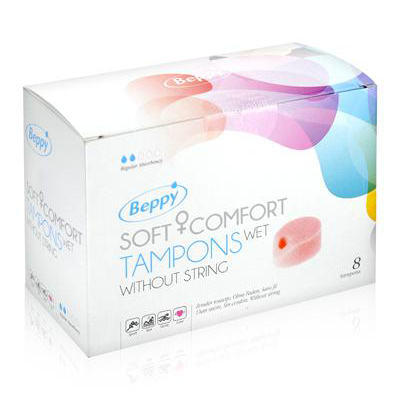 Beppy - COMFORT TAMPONS WET X8