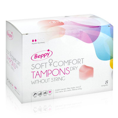 Beppy - SOFT COMFORT TAMPONS DRY X8