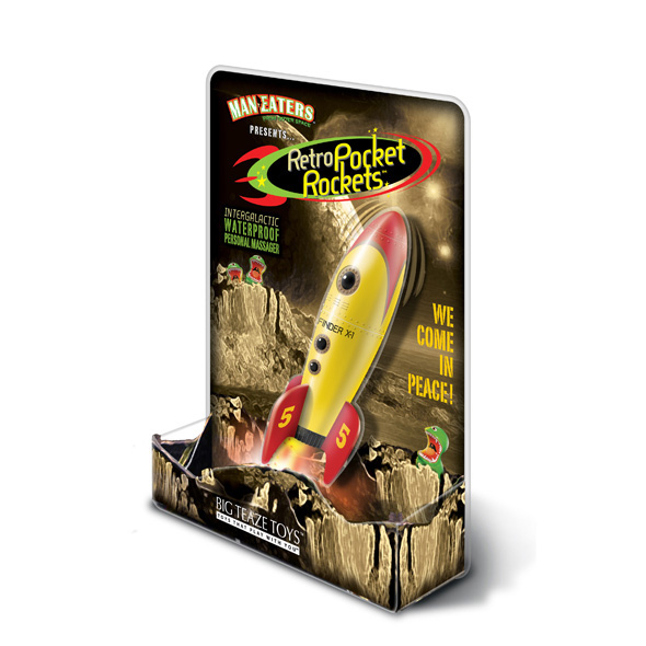 Big Teaze Toys - Retro Rocket Pocket Amarillo.