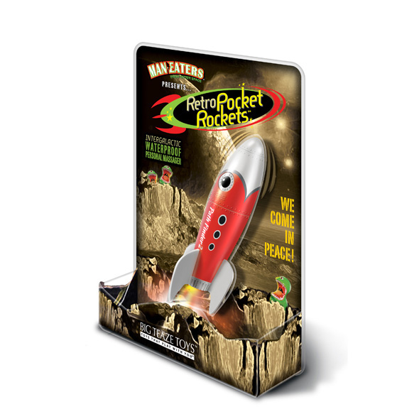 Big Teaze Toys - Retro Pocket Rocket Red.