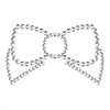 Bijoux Indiscrets Mimi Bow Cubre Pezones Plata