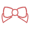 Bijoux Indiscrets Mimi Bow Cubre Pezones Rojo.