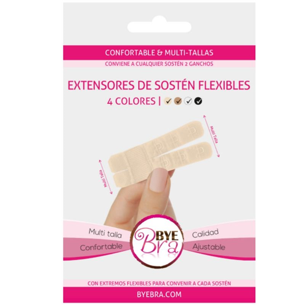 Bye Bra - Byebra - Extensores De Contorno Flexibles