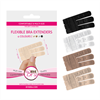 Bye Bra - Byebra Extensores De Contorno Flexibles 3 Ganchos 4uds
